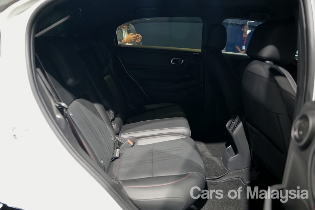 2025 Honda HR-V facelift rear space