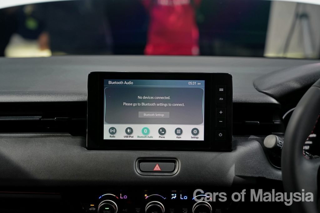 2025 Honda HR-V facelift infotainment