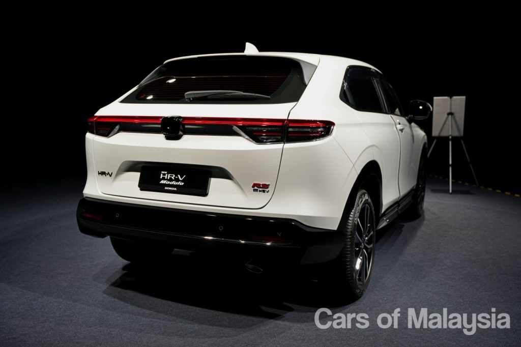 2025 Honda HR-V facelift rear 3/4